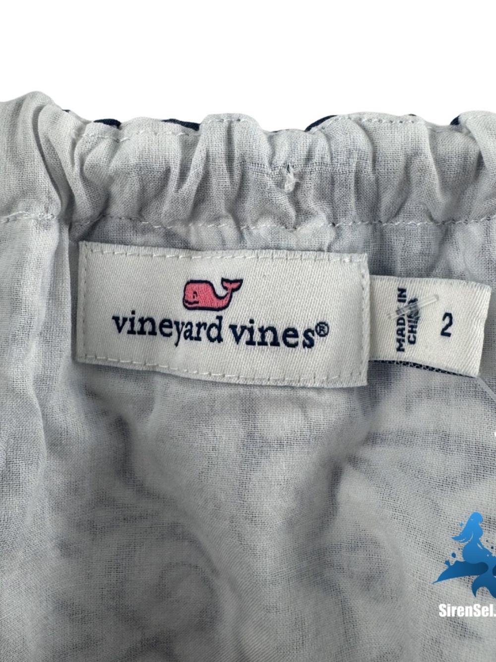 1287 Vineyard Vines Halter Dress – 2 – Blue White - Picture 5 of 13